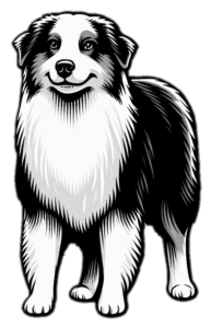 grafika dorosły pies